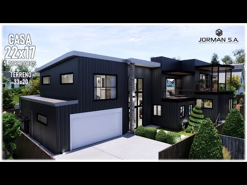 House Design | Modern House Design | 22x17m 2 Storey | 5 Bedrooms