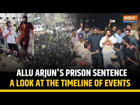 Allu Arjun's Prison Sentence to Bail, A Look at the Timeline of Events