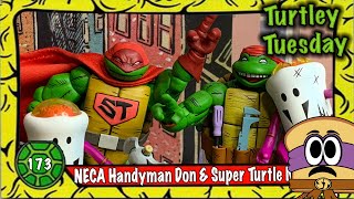 Handyman Donnie and Super Turtle Mikey - NECA Figures