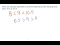 Understanding Inequality Statements and Comparisons