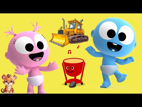 The Googies" - Educational Songs for kids | Learn Vehicles, Numbers & Vocabulary | GooGoo & GaaGaa