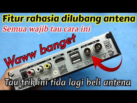 Fitur rahasia lubang antena di stb‼️tau trik ini tida lagi beli antena||belum banyak orang yang tau