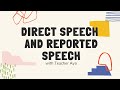 Reported Speech Concepts and Rules