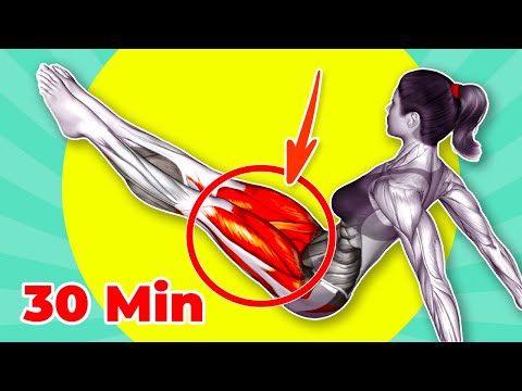 ➜ 30 min THIGH BURNING BED WORKOUT to Tone Your Legs in Your Sleep