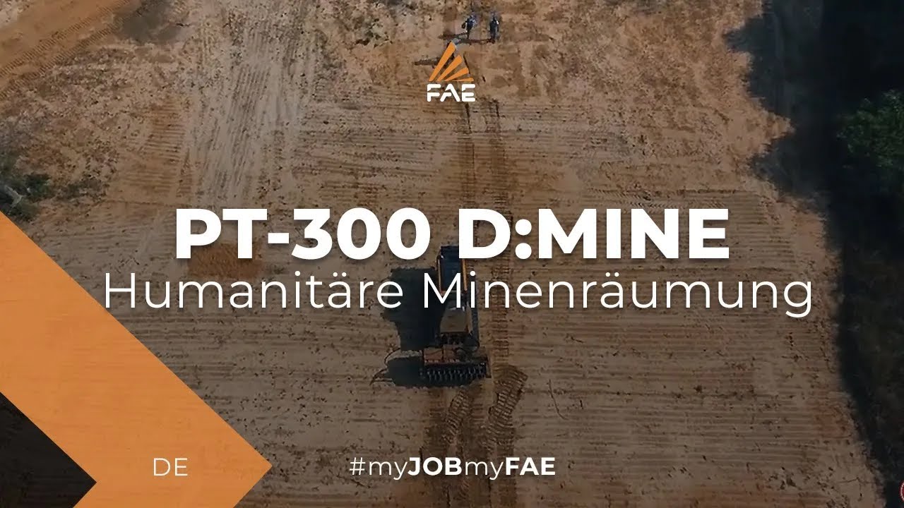 Video - PT-300 D:MINE - FAE PT-300 D:MINE bei Minenräumarbeiten in Sri Lanka