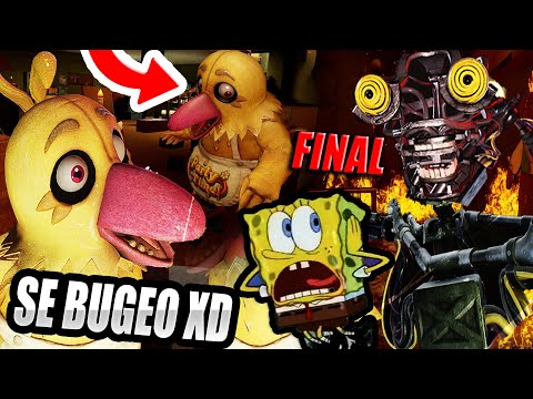 FNAF Secret of the Mimic - BUGS, MEMES✌️, 2 FINALES Y (Mejores momentos) by ELILOBOS