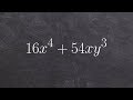Factoring and Simplifying Polynomials