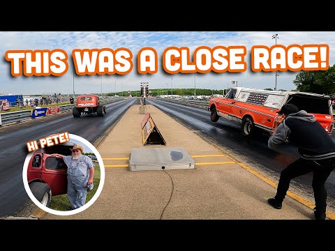 FARMTRUCK VS PETE IN HIS 34 COUPE AT CHAOS IN THE CORNFIELD