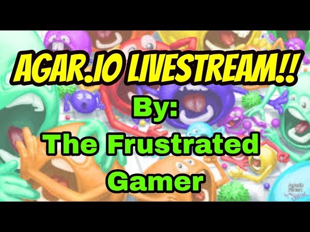 HILARIOUS AGAR.IO LIVE STREAM #2! | The Frustrated Gamer | The .io Gamer