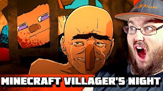 Trapped in Steve’s Minecraft Prison - Villager's Night Part 4 REACTION!!!