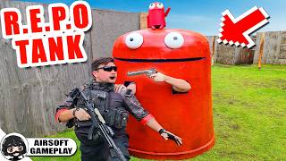 R.E.P.O TANQUE en AIRSOFT❗️😂 ▬ Yio Airsoft Gameplay