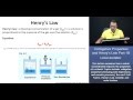 Gas Solubility and Henry's Law