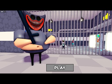 HUGGY WUGGY POPPY PLAYTIME BARRY'S PRISON RUN! (Obby) Update - Roblox Walkthrough FULL GAME #roblox