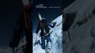 Polish climber skies down Mount Everest