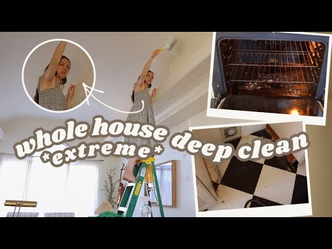 *Extreme* Deep Cleaning My Entire House Before Winter 🤢