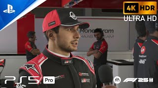 PS5 Pro 4K HDR Esteban Ocon qualifying Hungarian GP Ultra Immersive F1 25