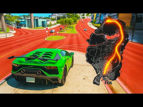 TRAVERSAM TOATA HARTA DIN GTA5 FARA SA ATINGEM DRUMUL!