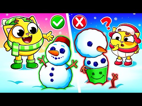 Make a Snowman Song ⛄️ Sharing Is Caring | Funny Kids Songs 😻🐨🐰🦁 And Nursery Rhymes by Baby Zoo