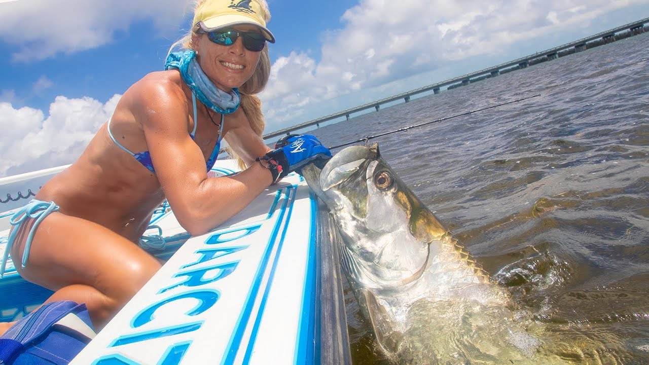 I Caught a MONSTER Fish Bigger then ME! 100lb+ Tarpon in the Florida Keys!