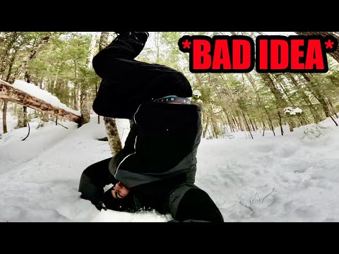 Parkour in Snow is a BAD IDEA!