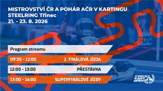 5. Závod Mistrovství ČR a Pohár AČR v kartingu 2026 SteelRing Třinec