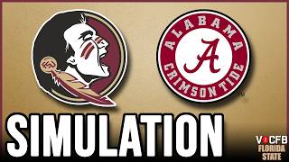 Florida State vs Alabama - 9/19 Simulation on CFB 27