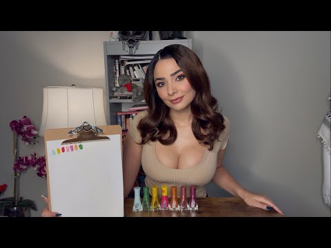 ASMR Nail Polish Surprise Unboxing & Swatching ( Soft Spoken) 💅🏼