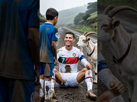 🐐😱 Ronaldo Gets Dragged By Messi… Until the Goat Appears!