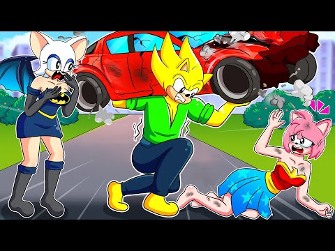 Super Sonic Is A Bodybuilder, Girls Are Crazy About Him | LoveStory | Sonic The Hedgehog 3 Animation