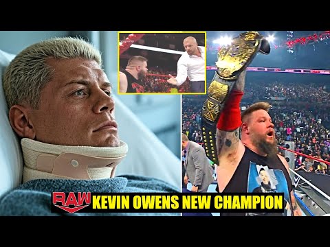 Cody Rhodes Relinquish his WWE championship - Why Triple H Fight With Kevin Owens SNME! WWE RAW 2024