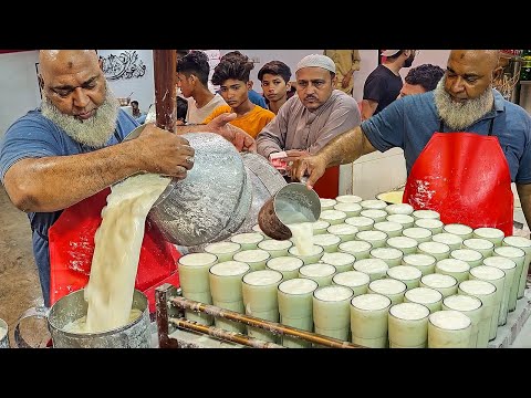 Mawa Rabdri Lassi | Pakistani Old Chacha Making 100+ Doodh Dahi Rabdi Lassi - MUST TRY STREET FOOD