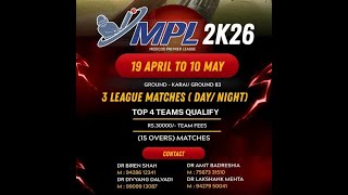 MATCH 2 || SHRI HARI PHARMA V/S OLYMPIAN SPORTS MAVERICS || MEDICOS PREMIER LEAGUE || MPL 2K26