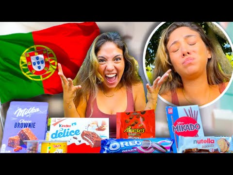 PROVANDO OS DOCES MAIS DIFERENTES DE PORTUGAL!! 🇵🇹 *passei mal🤢*