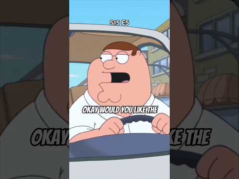 Peter is surprised 😂