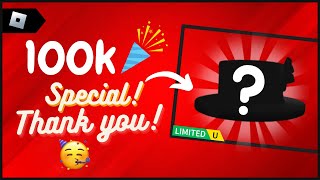🎉Releasing a FREE ROBLOX UGC LIMITED!! (100K SPECIAL)🥳 #gaming #roblox #youtube #feed #trending