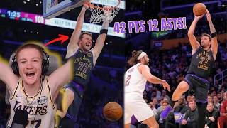 Luka is the MVP!!! Reacting to Lakers vs Cavaliers!