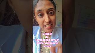 Dr. Chaitra, Pink Breast Cancer Centre- October is International Breast Cancer Awareness month