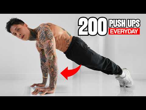 DO 200 PUSHUPS EVERYDAY | LIFE CHANGING RESULTS