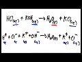Net Ionic Equations and Spectator Ions