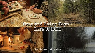 Cozy and Rainy Days🌧️🕯️ | Life Updates and Future Plans 🐣