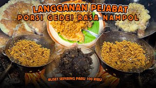 WOW !!!! DISINI ADA PARU 100 RIBU SEPIRING, NASI GORENG BABAT BISA 40 KILO SEHARI!