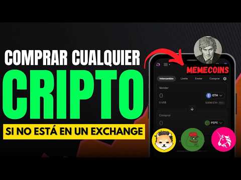 Cómo COMPRAR cualquier CRIPTOMONEDA si no está en un EXCHANGE