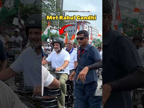 Finally Met Rahul Gandhi | A Dream Come True!” 🙌❤️ #rahulgandhi #trending #politics #pm