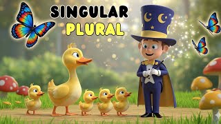 ✨ Learn Singular and Plural with Magic! Fun English Lesson for Kids! ✨ English Grammar |Fun Learning