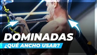 🧐 ¿QUÉ ANCHO DE AGARRE USAR EN DOMINADAS? 🧐