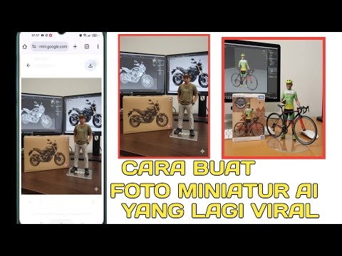 Cara buat foto miniatur AI yang lagi VIRAL