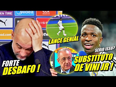 ABSURDO !! VlNl JR NÃO ACREDITA REAL JÁ TEM SUBSTITUTO ! GUARDIOLA FAZ DESABAFO APÓS VITORIA E MAIS