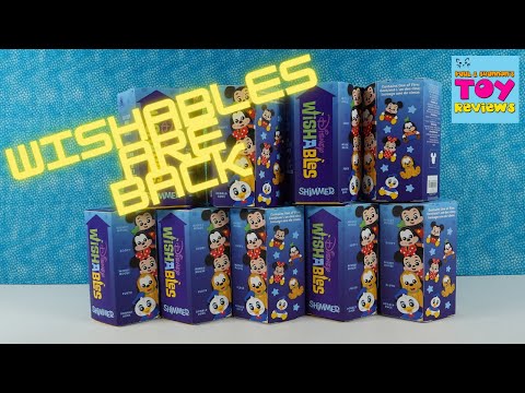 Disney Wishables Shimmer Series Mickey & Friends Blind Box Plush Unboxing
