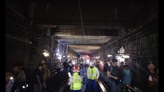 Desalojan por humo a usuarios de la Línea 2 del Metro en tramo Zócalo Pino Suárez CDMX