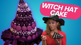 Candy Filled Halloween Witch Hat CAKE! | How to Cake It With Yolanda Gampp